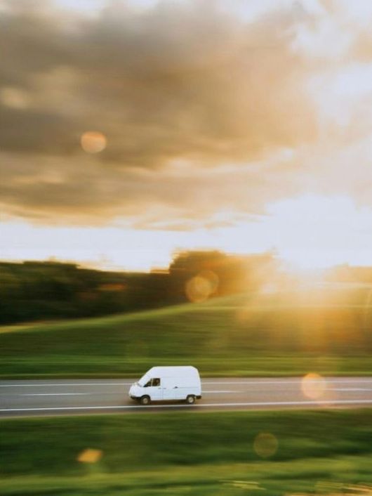 Camion sur une route européenne